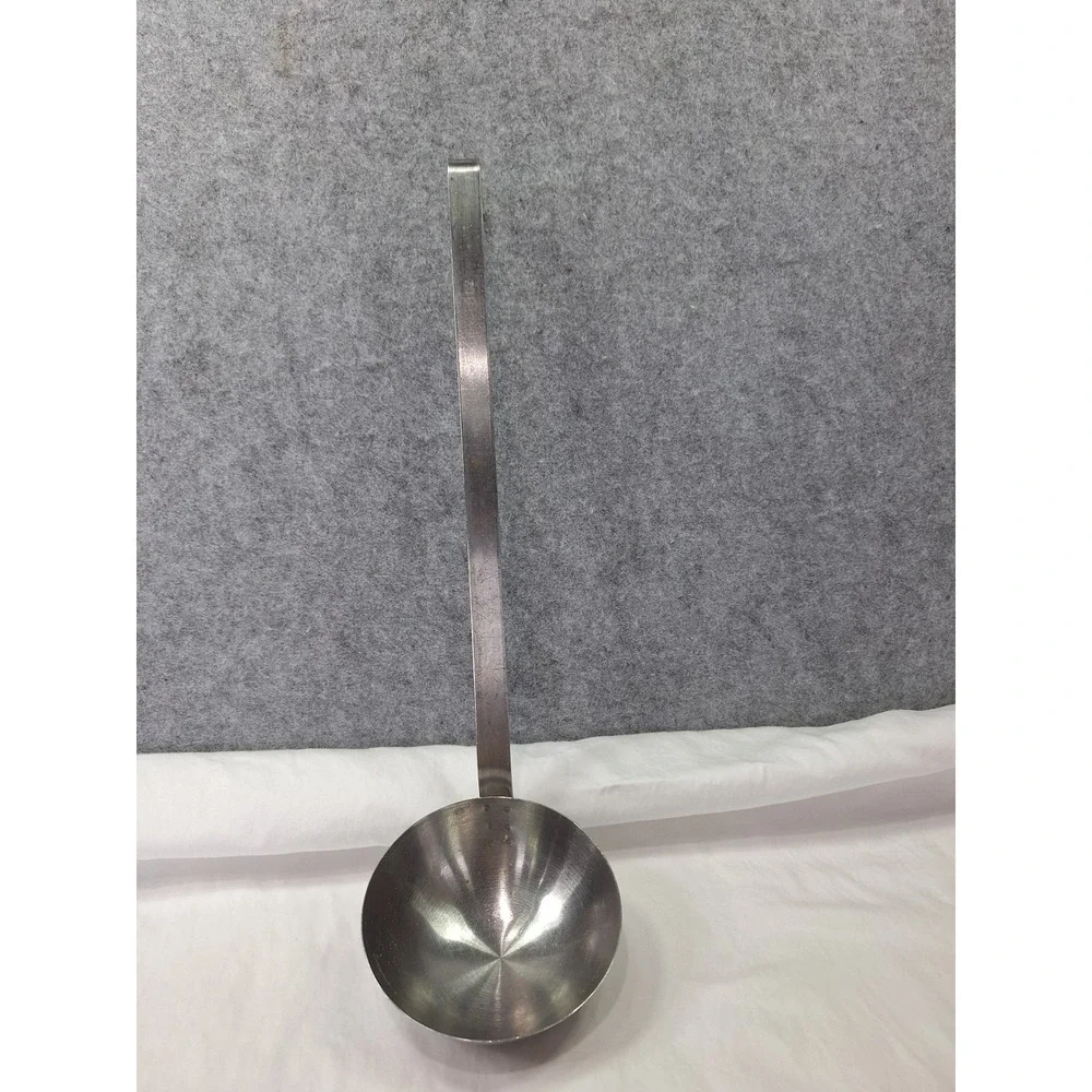 Brandware 8oz Stainless Steel Soup Ladle Long Hooked Handle Japan Kitchen Tool